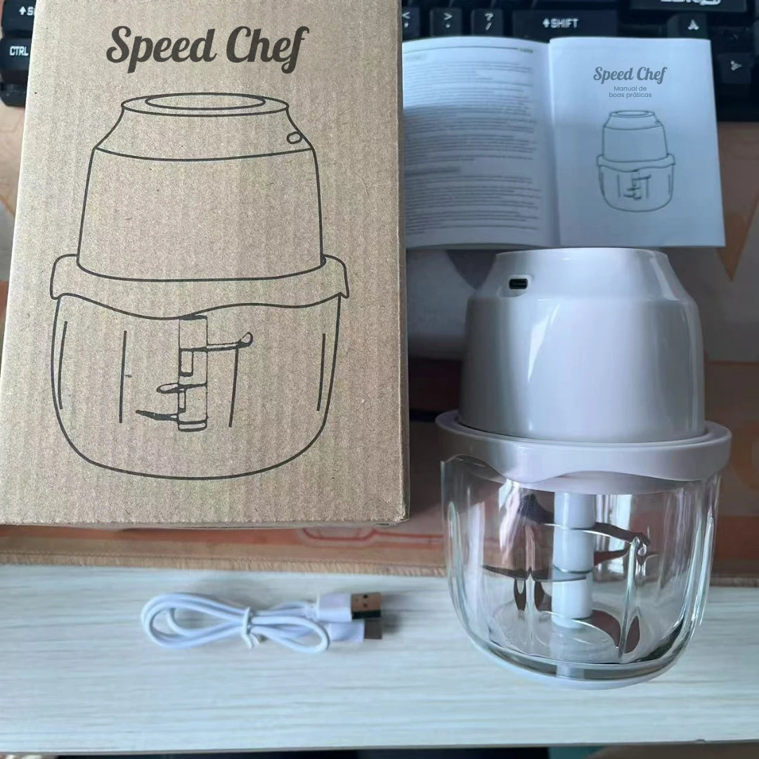 Processador Elétrico Recarregável - SpeedChef