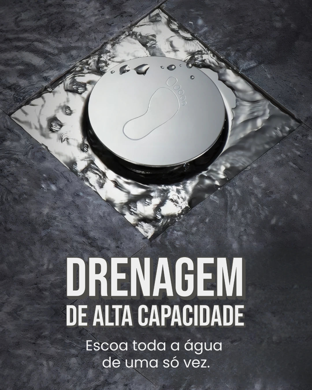Ralo inteligente em Inox - DrySafe® [COMPRE 1 LEVE 2]