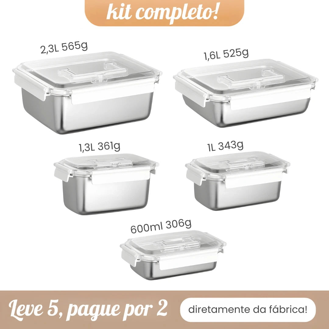 Potes Térmicos Inox – InoxFresh [COMPRE 2, LEVE 5]