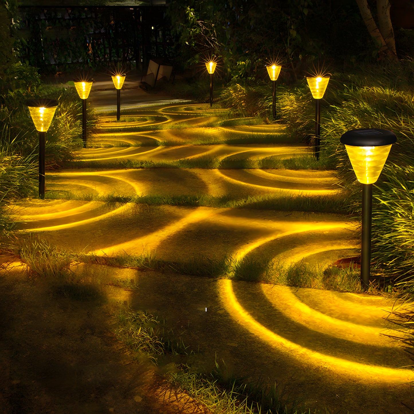 Luminária Solar para Jardim - Decoração e Acessórios para Área Externa